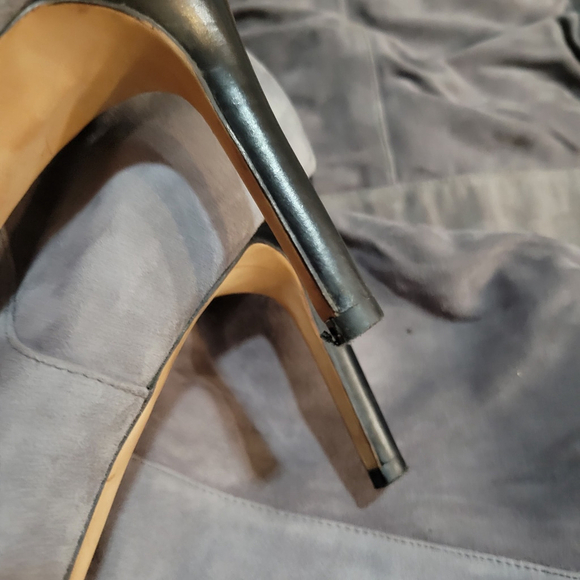 Cole Haan Marina Over-The-knee Suede Gray Boots Women's Size 9B Style D44724 - Picture 8 of 9